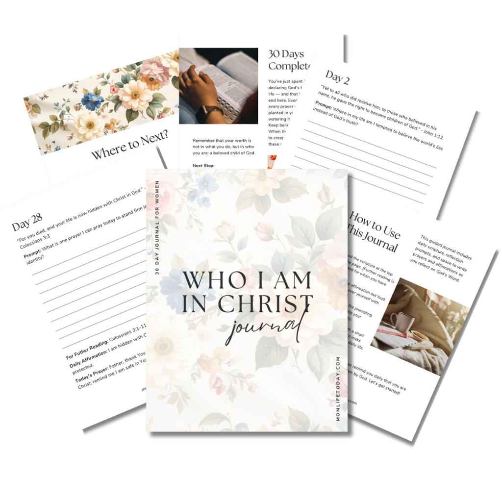 Who I Am In Christ Journal: 30 Days to Confidence in the Lord